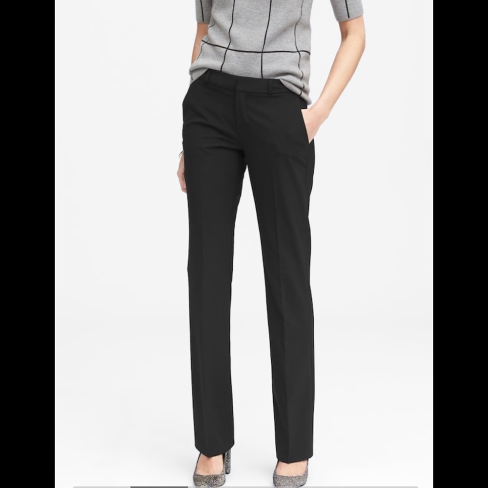 Banana Republic Logan trouser-fit wool blend